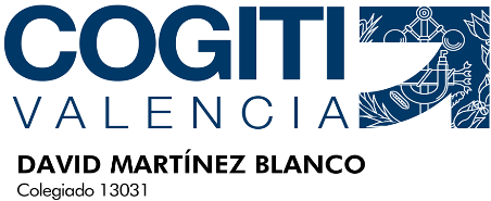 Credencial COGITI Valencia - David Martínez Blanco, Colegiado 13031